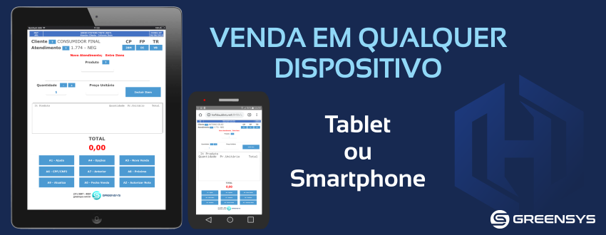 Venda em QUALQUER dispositivo